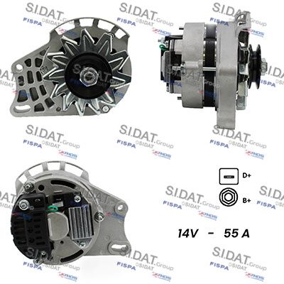 Генератор SIDAT A12ML0013A2 для FIAT SEICENTO