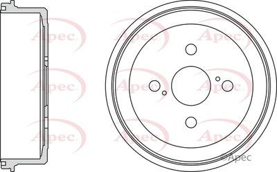 Brake Drum APEC DRM9133