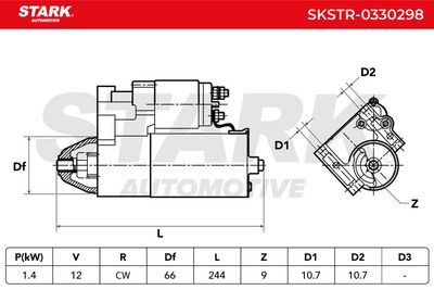 стартер STARK SKSTR-0330298