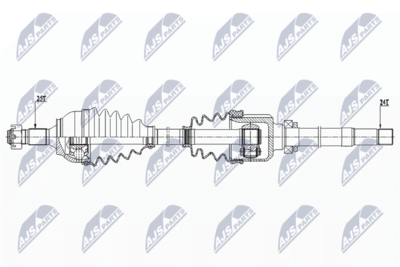 Wał napędowy NTY NPW-CT-079