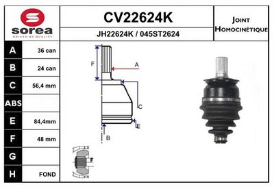 GELENKSATZ ANTRIEBSWELLE