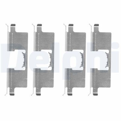 Zestaw akcesoriów, klocki hamulcowe DELPHI LX0659