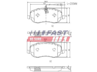 SET PLACUTE FRANA FRANA DISC FAST FT29128 1
