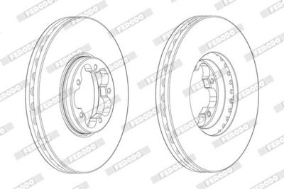 DISC FRANA FERODO DDF24701 1