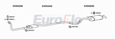 Układ wydechowy EUROFLO RNCLI111001