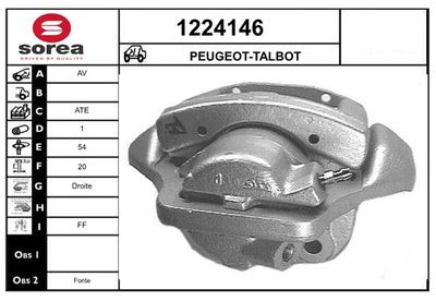 ETRIER FRANA SNRA 1224146