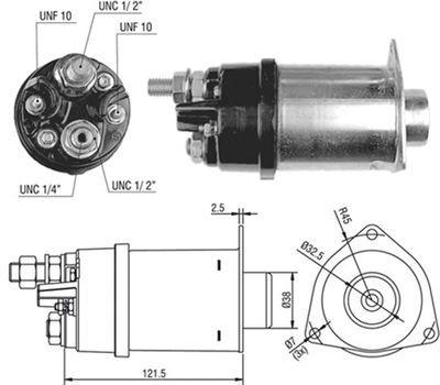 MAGNETI MARELLI Solenoidinis jungiklis, starteris