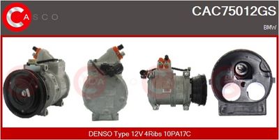 COMPRESOR CLIMATIZARE CASCO CAC75012GS