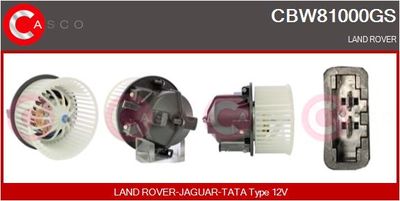 Вентилятор салона CASCO CBW81000GS для LAND ROVER RANGE ROVER