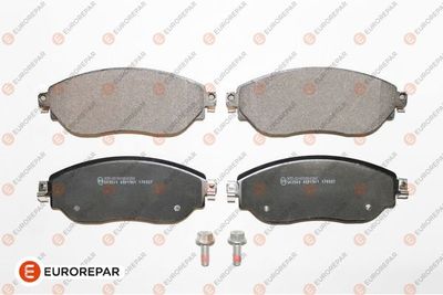 Комплект тормозных колодок, дисковый тормоз EUROREPAR 1667816980 для OPEL VIVARO