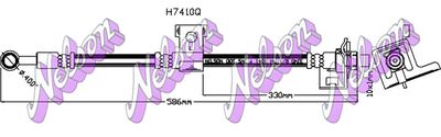 Тормозной шланг KAWE H7410Q для KIA MOHAVE