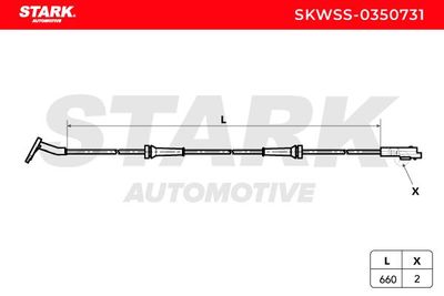 датчик, обороти на колелото STARK SKWSS-0350731