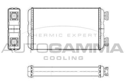 Теплообменник, отопление салона AUTOGAMMA 104616 для RENAULT TRUCKS MASCOTT