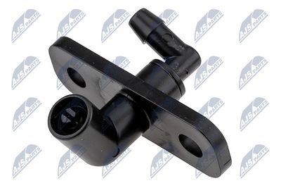 Plovimo skysčio purkštukas, priekinis langas