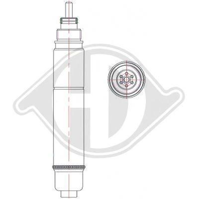 Осушитель, кондиционер DIEDERICHS DCT1031 для MINI MINI COOPER
