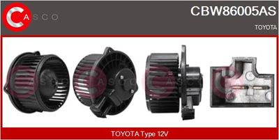 CASCO CBW86005AS Вентилятор салона  для TOYOTA RAV 4 (Тойота Рав 4)