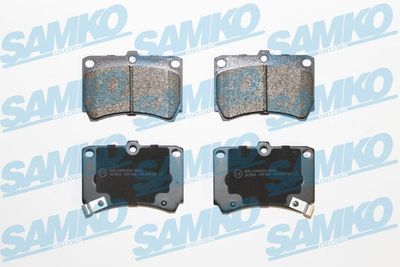 Комплект тормозных колодок, дисковый тормоз SAMKO 5SP366 для KIA AVELLA