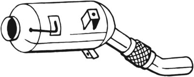 BOSAL Roetfilter, uitlaatinstallatie (097-314)