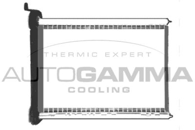Теплообменник, отопление салона AUTOGAMMA 105329 для RENAULT FLUENCE