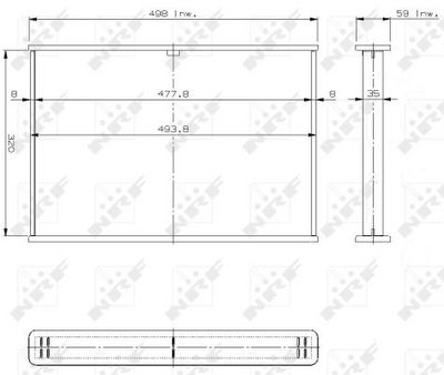 RETEA RADIATOR RACIRE MOTOR NRF 14764 4
