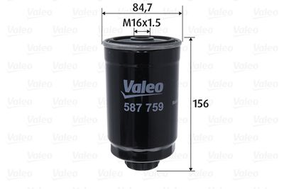 Топливный фильтр VALEO 587759 для CHRYSLER GRAND VOYAGER