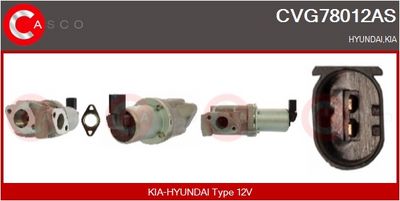 SUPAPA EGR CASCO CVG78012AS