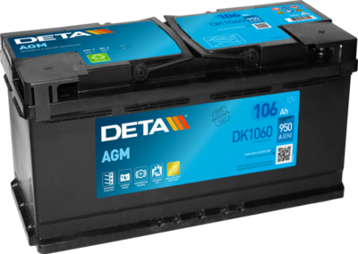 Стартерная аккумуляторная батарея DETA DK1060 для BENTLEY BENTAYGA