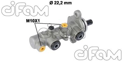 Главный тормозной цилиндр CIFAM 202-823 для KIA RIO