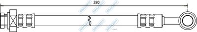 APEC Brake Hose BHO4027