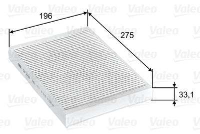 VALEO 715597 Фильтр салона  для VOLVO XC60 (Вольво Xк60)