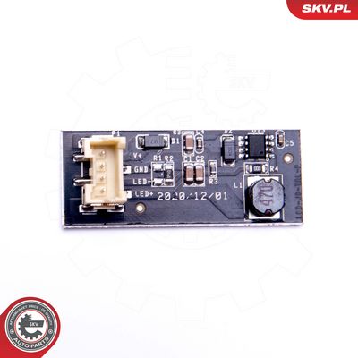 Valdymo blokas, žibintai