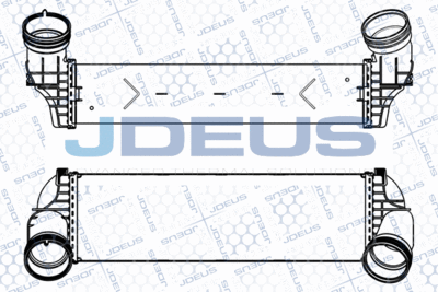 JDEUS M-805086A Интеркулер  для BMW X6 (Бмв X6)