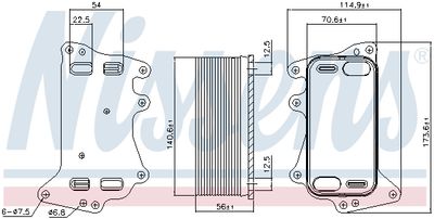 RADIATOR RACIRE ULEI CUTIE DE VITEZE AUTOMATA NISSENS 90908 5