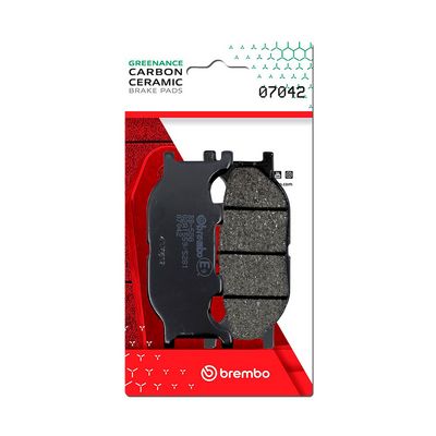 Brake pads Voor, beoogd gebruik: scooters, materiaal: keramisch / koolstof-CC, 40,7x94x9mm