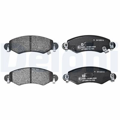 Remblokken set Voor , past: OPEL AGILA A  SUZUKI IGNIS I, WAGON R, WAGON R+ 1.0-1.5 05.00-