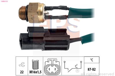 Temperature Switch, radiator fan 1.850.112