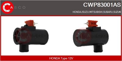 POMPA DE APA SPALARE PARBRIZ CASCO CWP83001AS