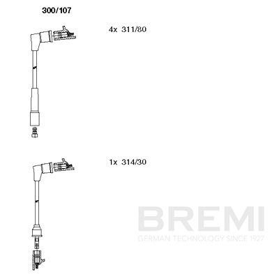 ZüNDLEITUNGSSATZ BREMI 300107