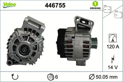 генератор VALEO 446755
