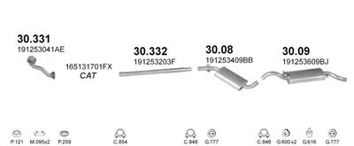 SISTEM DE ESAPAMENT POLMO POLMO10535