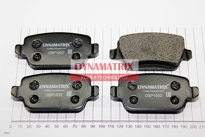 DYNAMATRIX DBP1932 Тормозные колодки и сигнализаторы  для LAND ROVER FREELANDER 2 (L359) 2.2 eD4