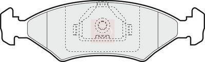 APEC Brake Pad Set, disc brake PAD995