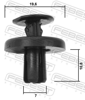 CLIPS ACOPERIRE DECORATIVA SI PROTECTIE FEBEST 88570106 1