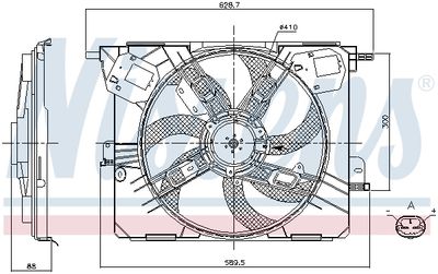 VENTILATOR RADIATOR NISSENS 85926 5