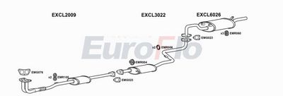 Układ wydechowy EUROFLO CLGAL204001