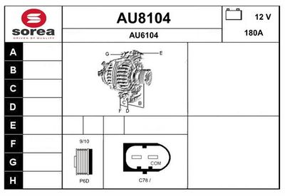 GENERATOR SNRA AU8104