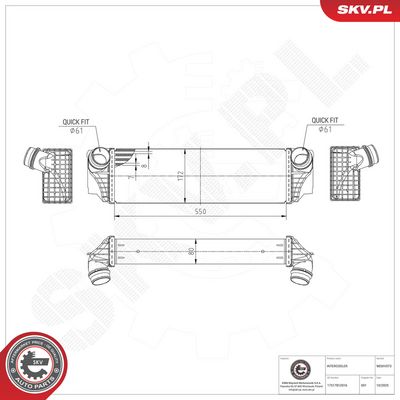 Chladič turba ESEN SKV 98SKV073