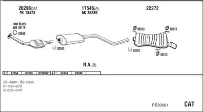 Układ wydechowy WALKER PE30661