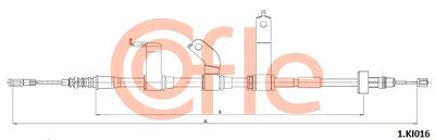 Тросик, cтояночный тормоз COFLE 92.1.KI016 для KIA RIO