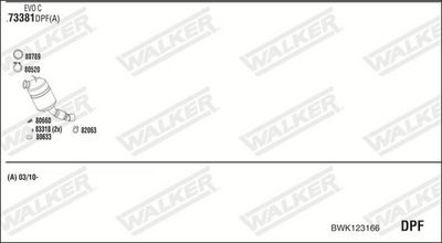 Изпускателна система WALKER BWK123166